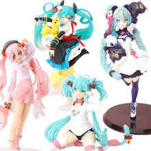 初音未来手办模型二次元美少女可爱少女心车载桌面机箱摆件手办