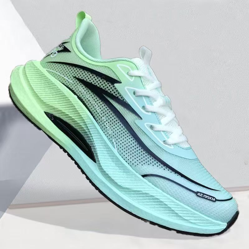 Cross-Border Men's Shoes, Foreign Trade Popular Mesh Sports Shoes, Fashionable and Versatile, Breathable Men's Casual Running Shoes Wholesale