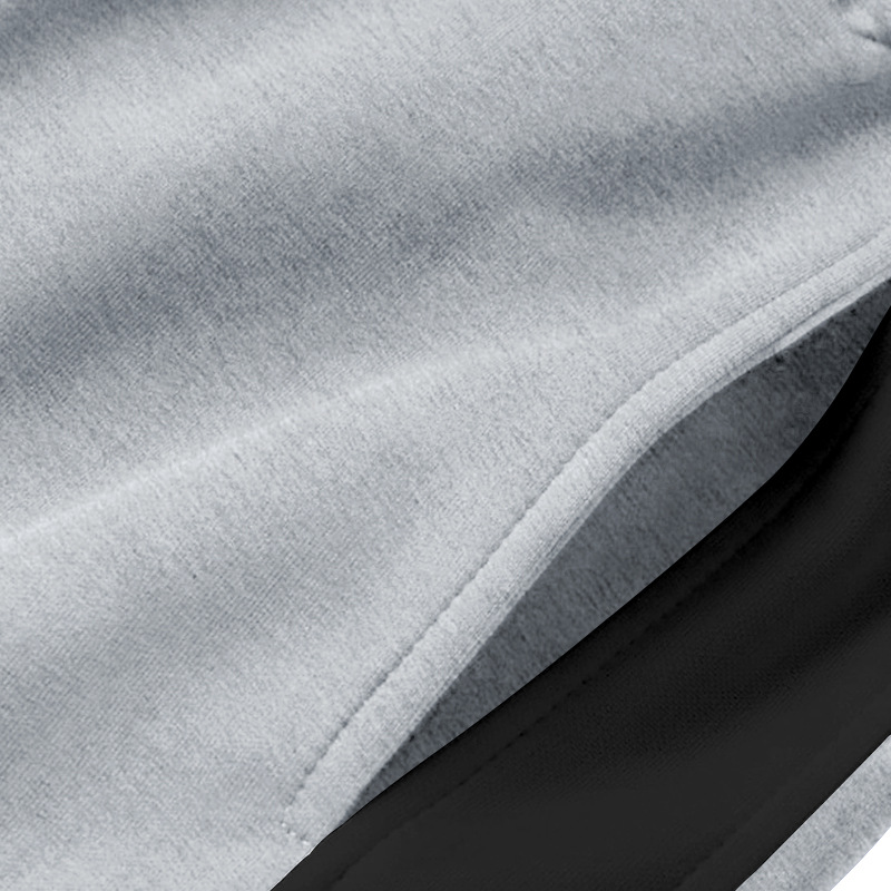 Men's clothing heavyweight casual sports men's autumn loose patchwork oversize straight wide leg large size trousers_voghion.com