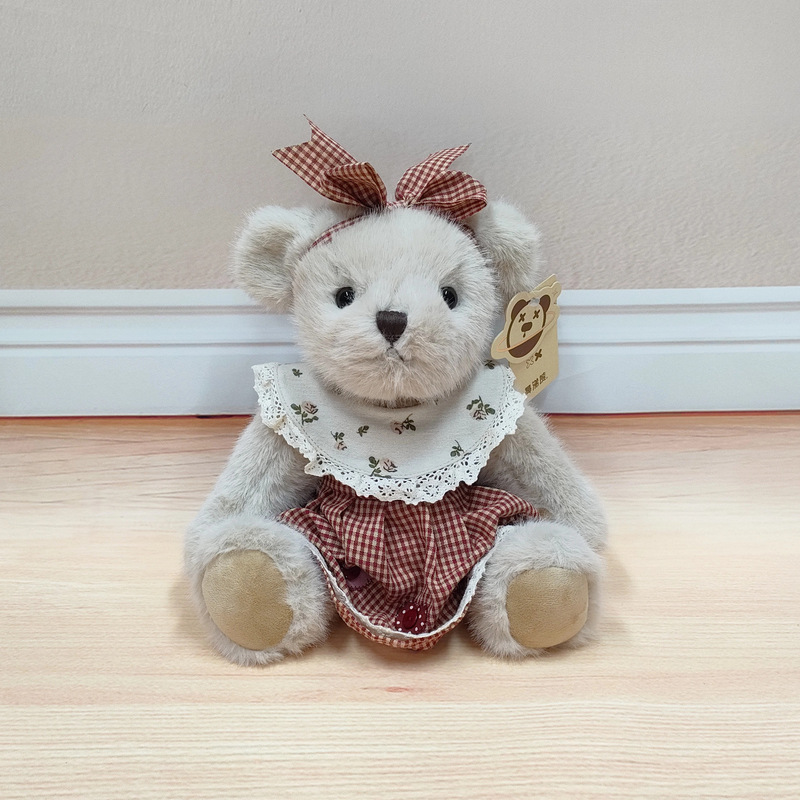 本物の鼻水クマ関節クマぬいぐるみコンパニオンなだめるかわいいテディベア人形ギフト子供のおもちゃ|undefined