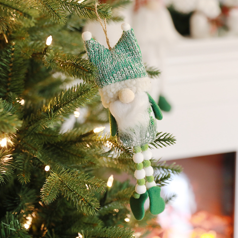 [Selección exclusiva] decoraciones de Navidad Santa colgante colgante de peluche calcetines de Navidad string colgante árbol de Navidad
