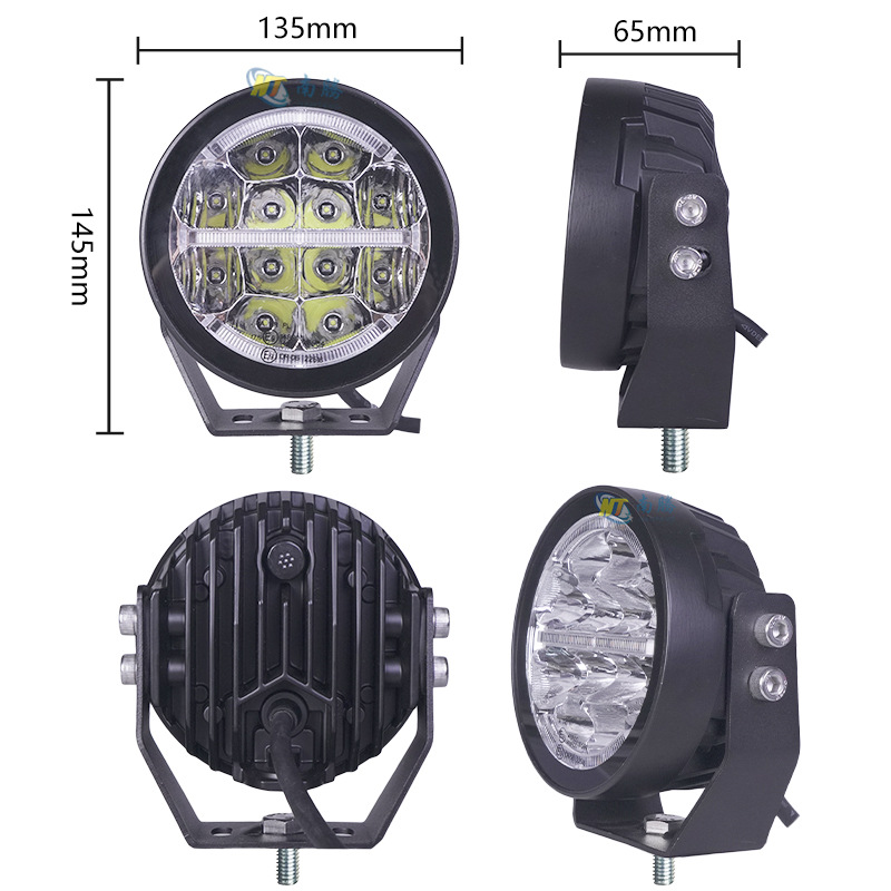 Wrangler LED Spotlight Auto Light Case