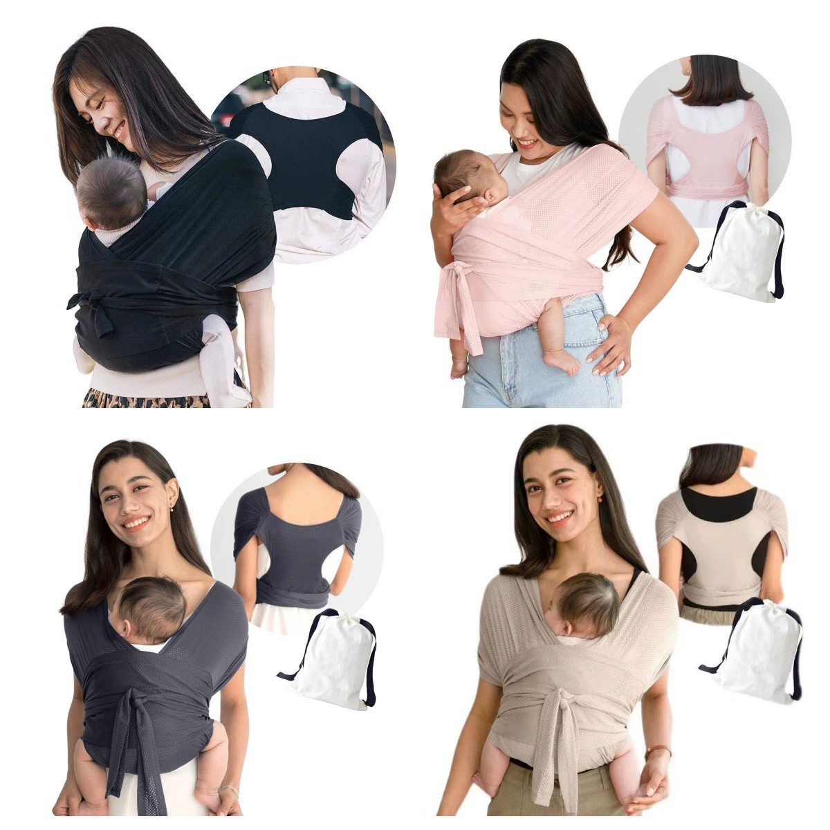 Summer sling, simple children's breathable scarf to go out