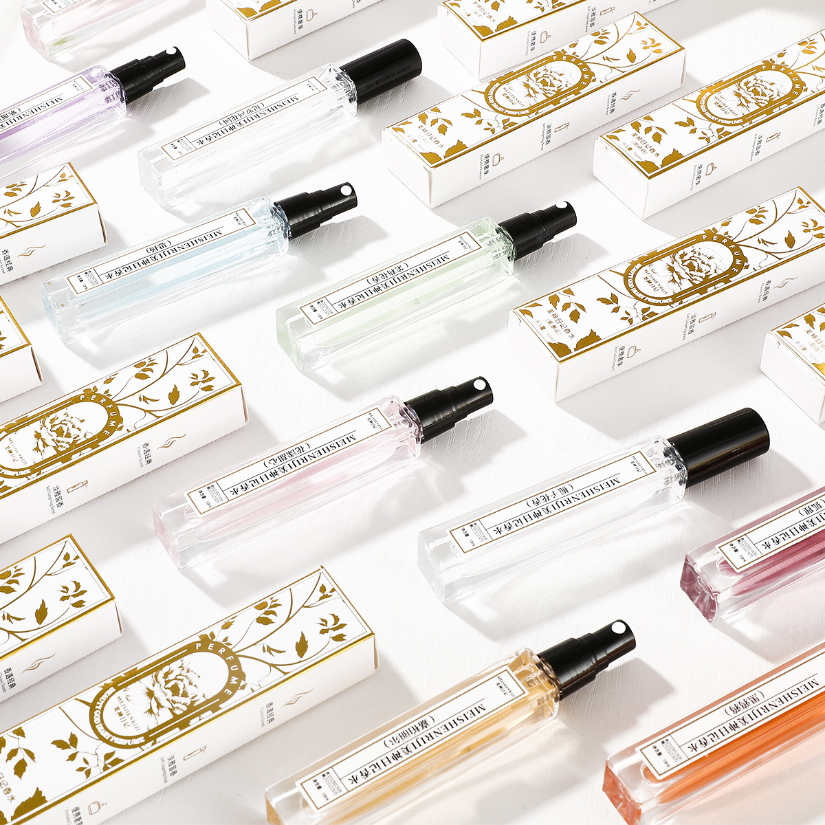 Meishen Diary Genuine Perfume 10ml Unisex Fragrance Trial Pack Light Scent Cross-Border Hot Selling Wholesale