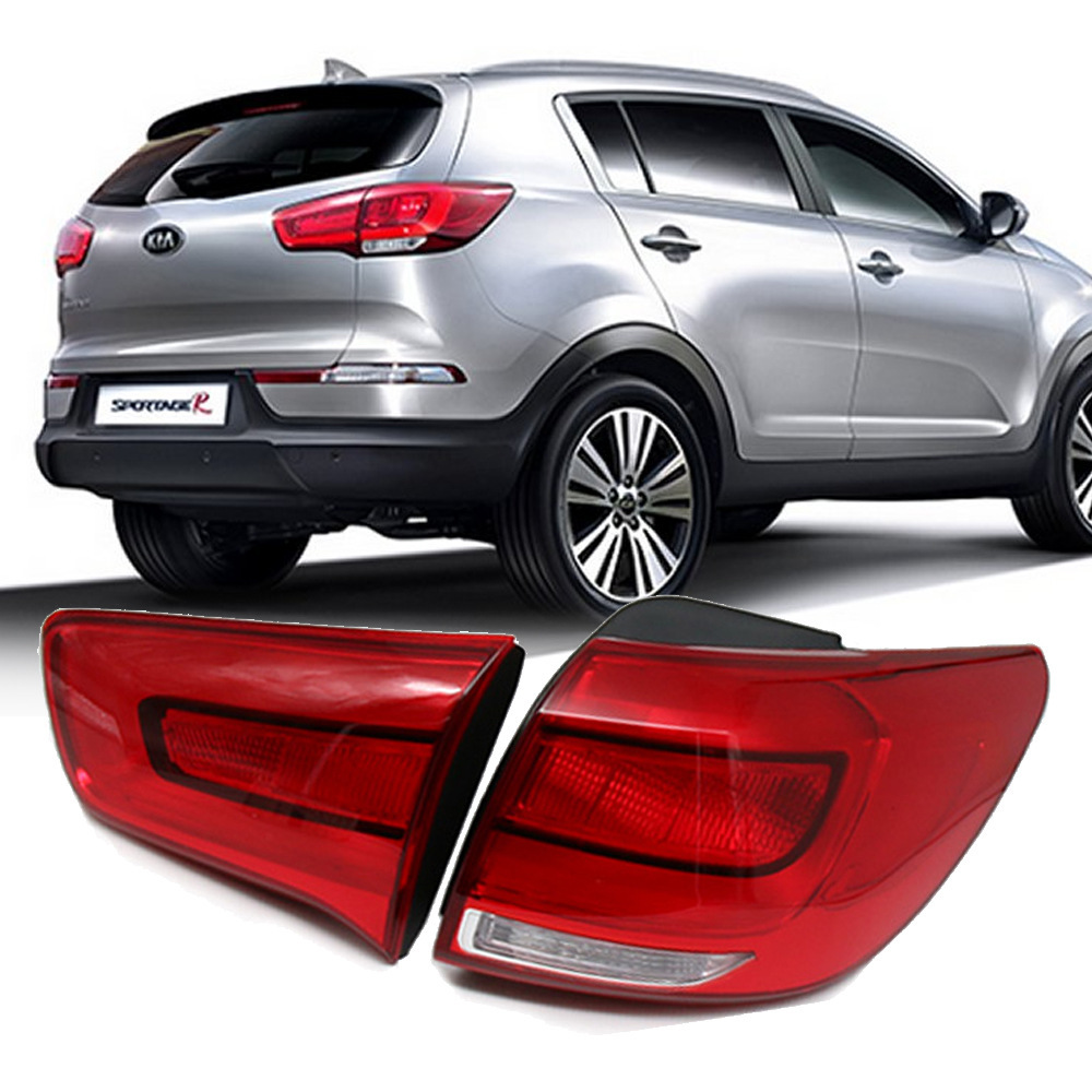 Aplicable a Kia 15 - 16 Smart Running semieconjunto de luz trasera, caja de luz de marcha atrás, campana de luz de freno izquierda y derecha, luz de dirección