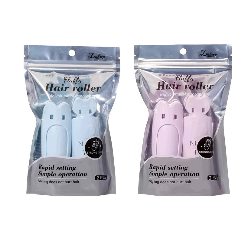 Combinación de rizador LMLTOP Juego de 2 piezas Lazy High craneal Horquilla esponjosa con pico de pato Clip esponjoso SY145