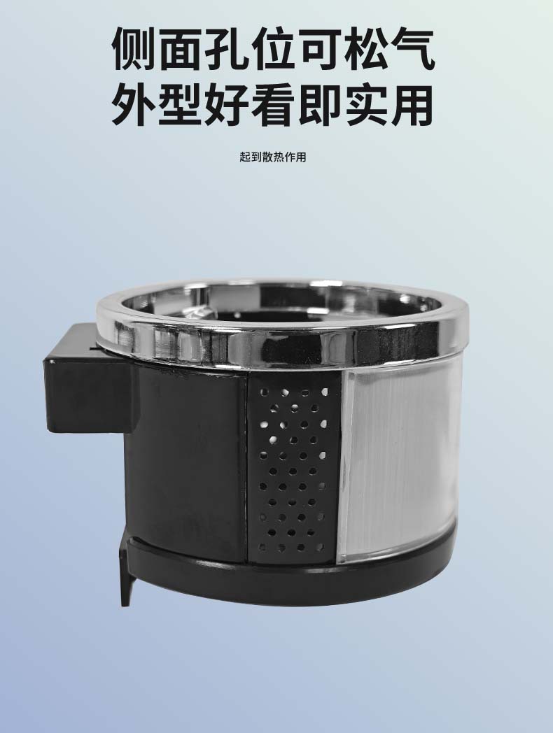 Clip-on car air vent cup holder, universal car air conditioning vent drink holder, portable car cup holder wholesale