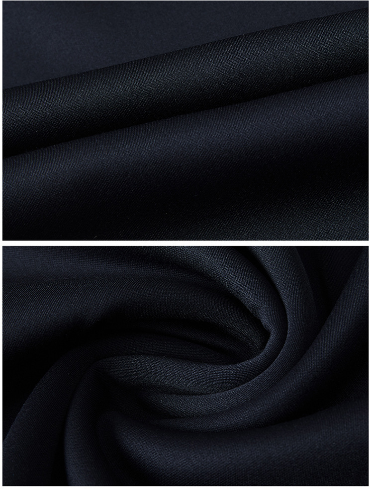 T-shirt a maniche lunghe da uomo in peluche spesso 2024 Autunno / inverno Nuova camicia di base in tinta unita con risvolto business di mezza età_voghion.com