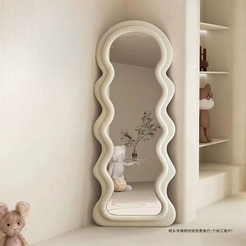 Мягкое декоративное зеркало в полный рост, напольное зеркало, простое домашнее зеркало для одевания, зеркало для интернет-знаменитостей, зеркало для примерки одежды в магазине одежды