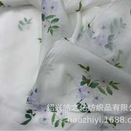 2024数码印花布料天丝锦面料春夏旗袍连衣裙古风国风汉拼布汉服