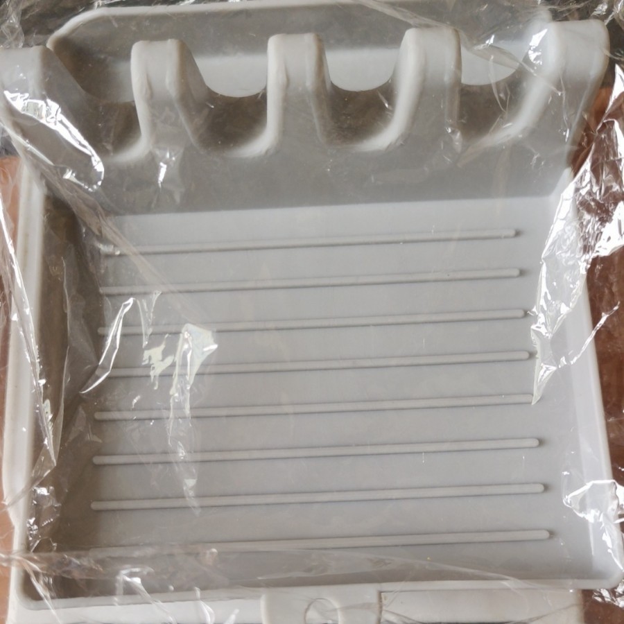 Cocina hogar multi-funcional espátula estante cuchara estante de almacenamiento espátula pad titular cocina estante de almacenamiento olla cubierta rack