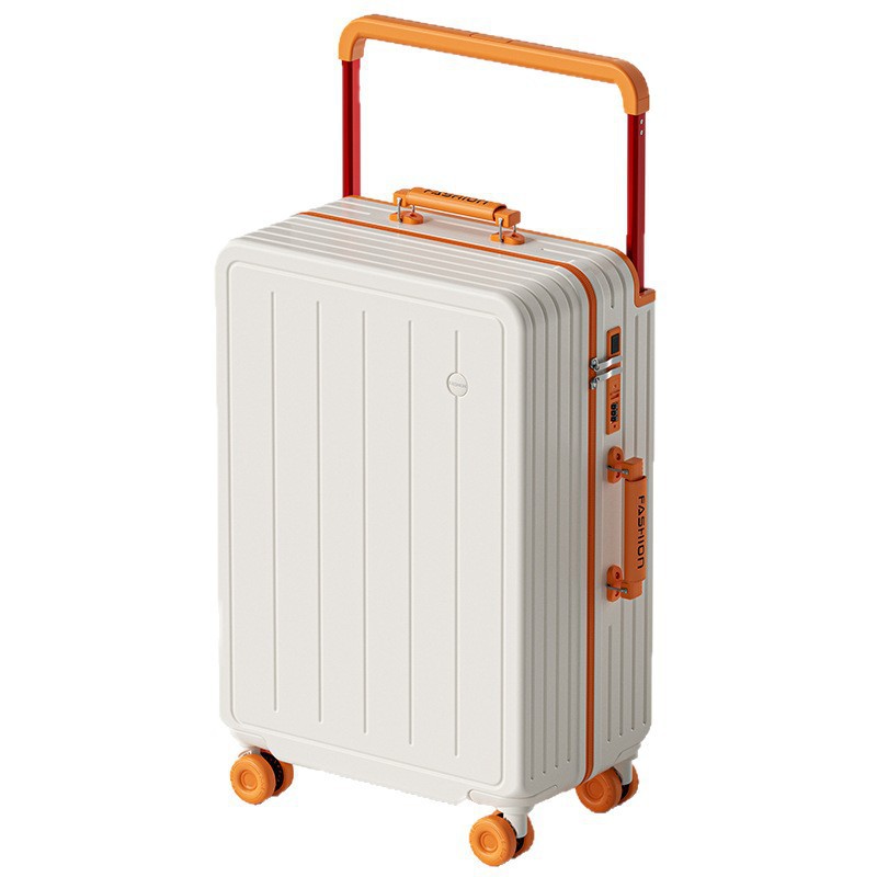 Nuevo tipo de maleta de tracción ancha, maleta de embarque de mujer, maleta de viaje de gran capacidad, maleta de tracción de color, caja de contraseña de alto color