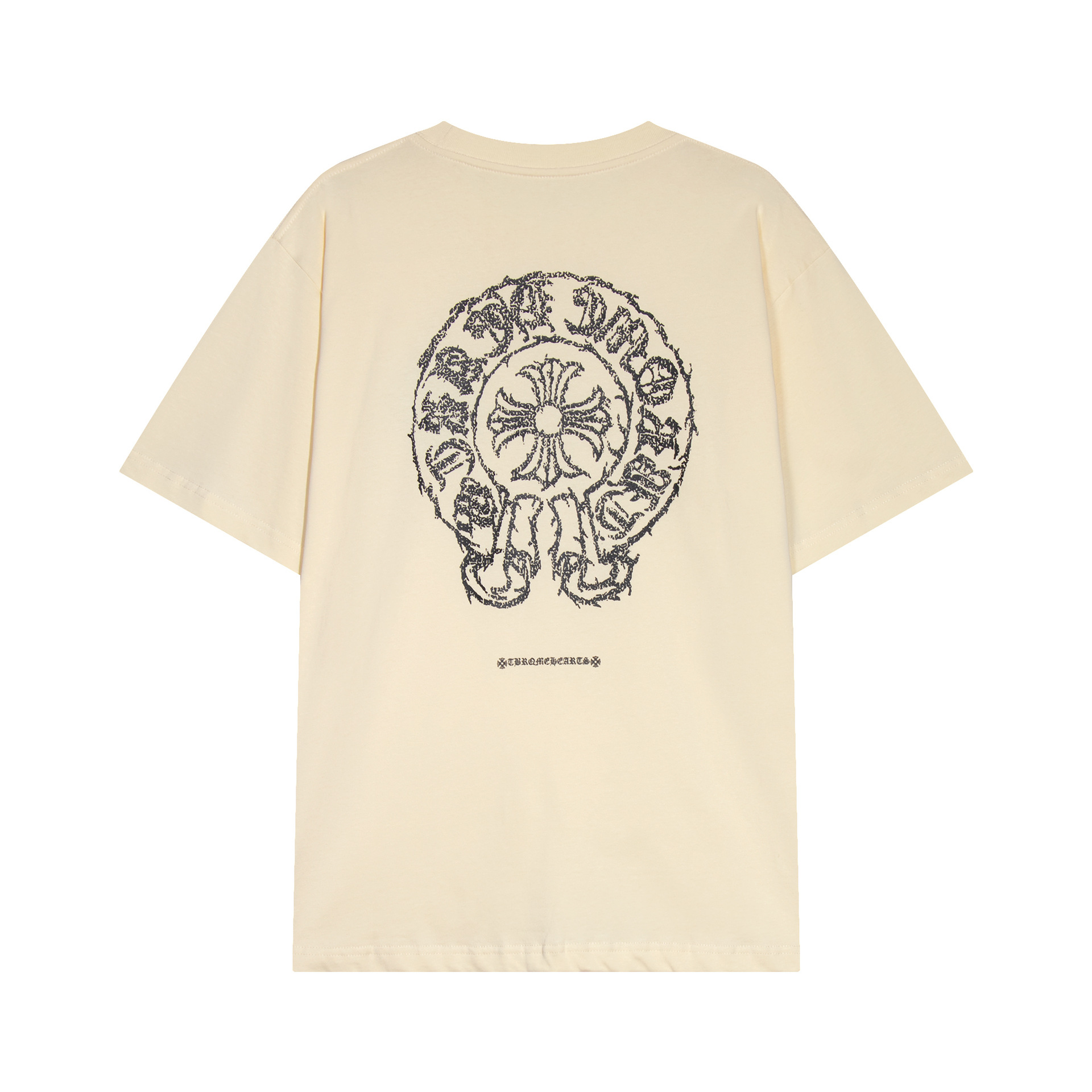 Chrome Heart 24 nuevo Crocodile de verano de moda europea y americana camiseta de manga corta para hombres y mujeres