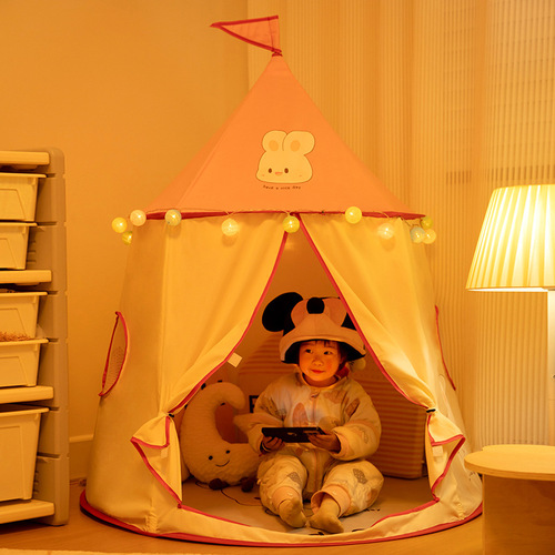 Children's tent indoor princess castle for girls, home baby playhouse, girl's toy, sleep-in yurt