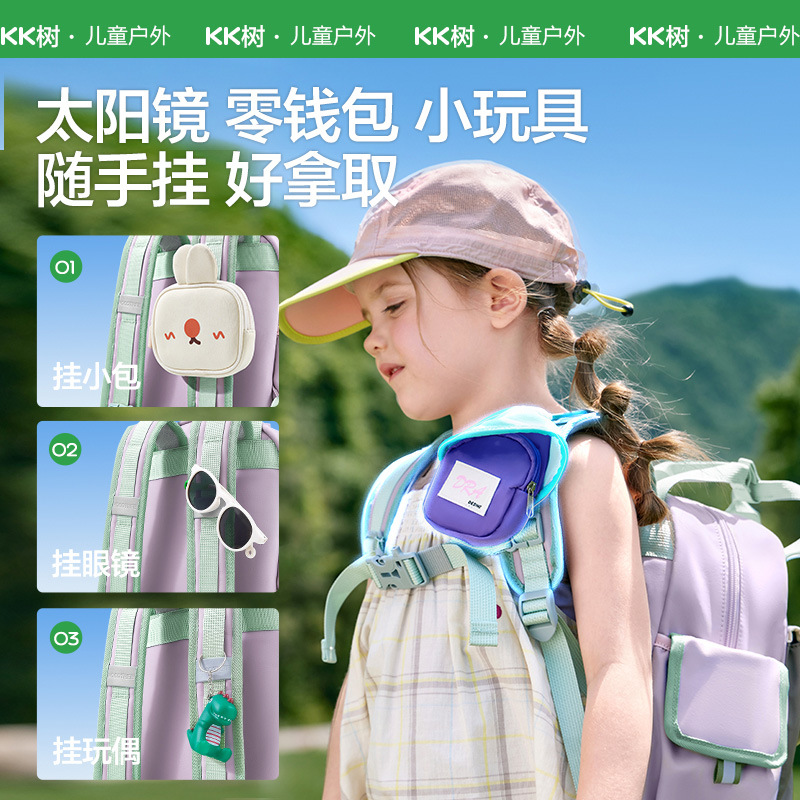 KK Tree Kindergarten Mochila para niños y niñas Mochila para niños para viajar Mochila pequeña ligera y linda para primer grado