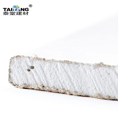 Material de techo de pared de partición de placa de yeso ordinario 9,5mm para partición de sala de placa de yeso de papel ordinario