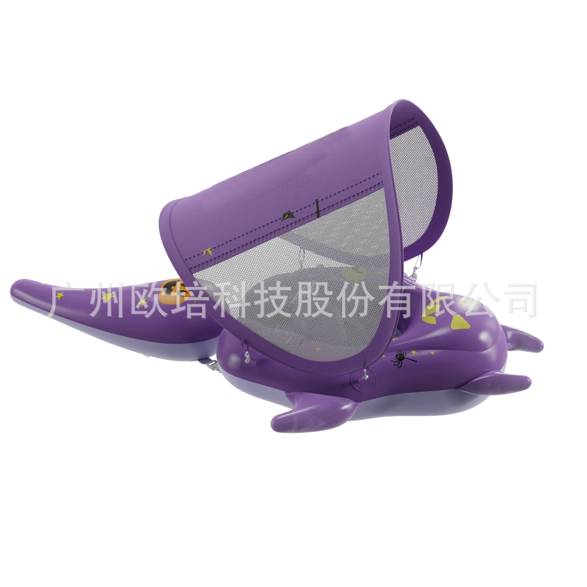 Children's inflatable swimming ring, suspenders
