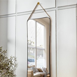 Wall-Mounted Full-Length Mirror for Home Use, Suitable for Girls' Bedrooms, Ins-Style Dormitory, and Dressing Mirror