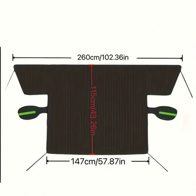 Car snow shield | Oxford cloth, snow protection