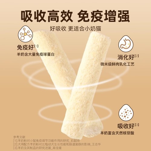 Freeze-dried Chicken Goat Milk Sticks Cat Snacks Teething Sticks Kitten Pet Supplies Cat Cheese Lollipops