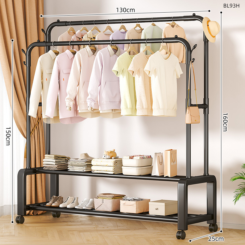 더블폴-베이스 더블 레이어-플러스 휠 블랙 130