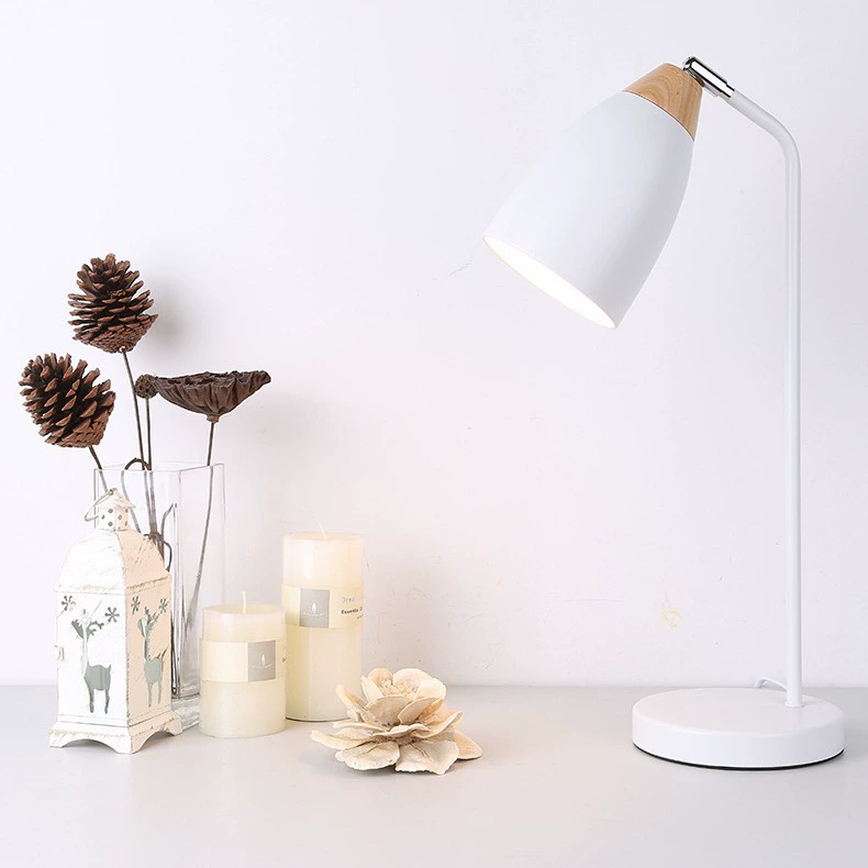 Factory sales simple bedroom bedside table lamp children's study store decoration decorative dimmable bedside table