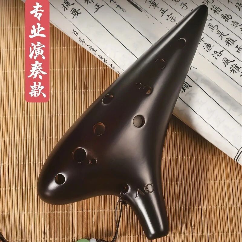 Tao di 12-hole professional musical instrument ac smoked Tao di 12 Kong school scenic spot hot selling crafts souvenir