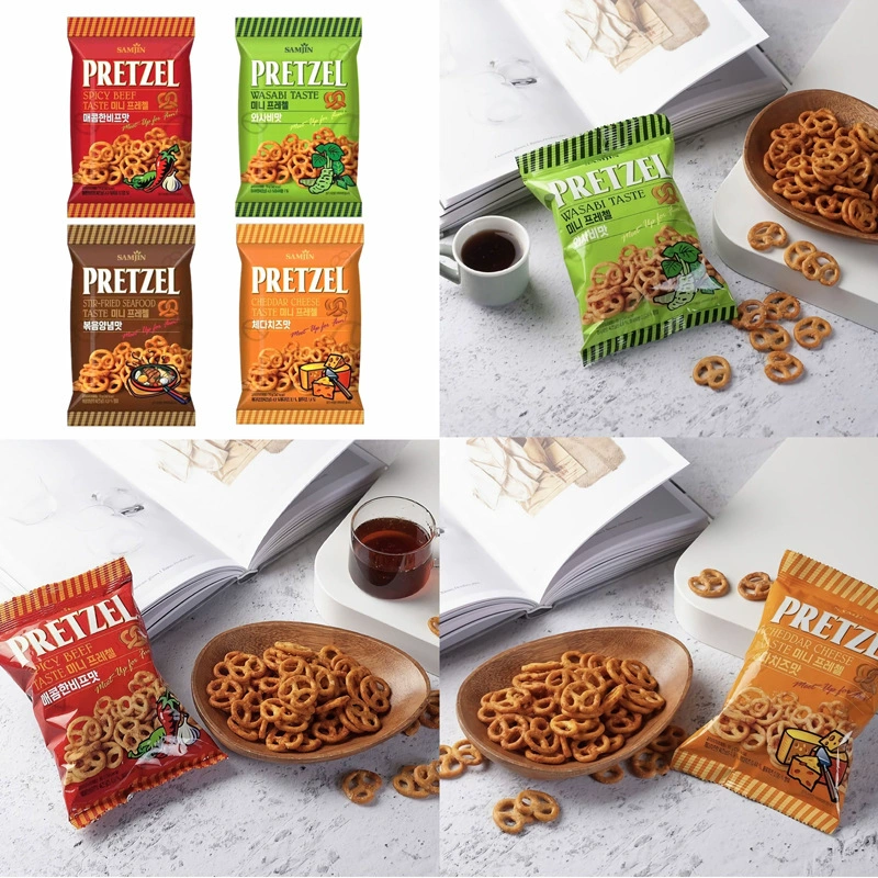 Южная Корея импортировала SAMJIN Sanjin Butterfly в форме хрустящего печенья с сыром горчицей с морепродуктами