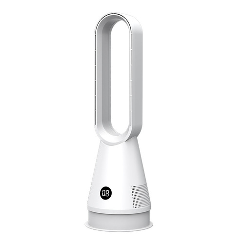 New 20-inch dual cooling and heating bladeless fan, silent desktop electric fan, home standing air purifier air conditioner fan