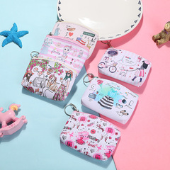 Creative Cartoon Creative PU Zero Wallet Fashion Key Coin Bag Mini Children Bag Lady Wallet