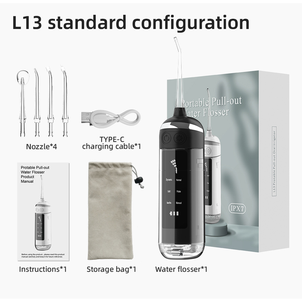 クロスボーダー電動ウォーターフロッサー家庭用ポータブル歯リンサーオーラルケアUSB充電式歯クリーナー歯美容器具