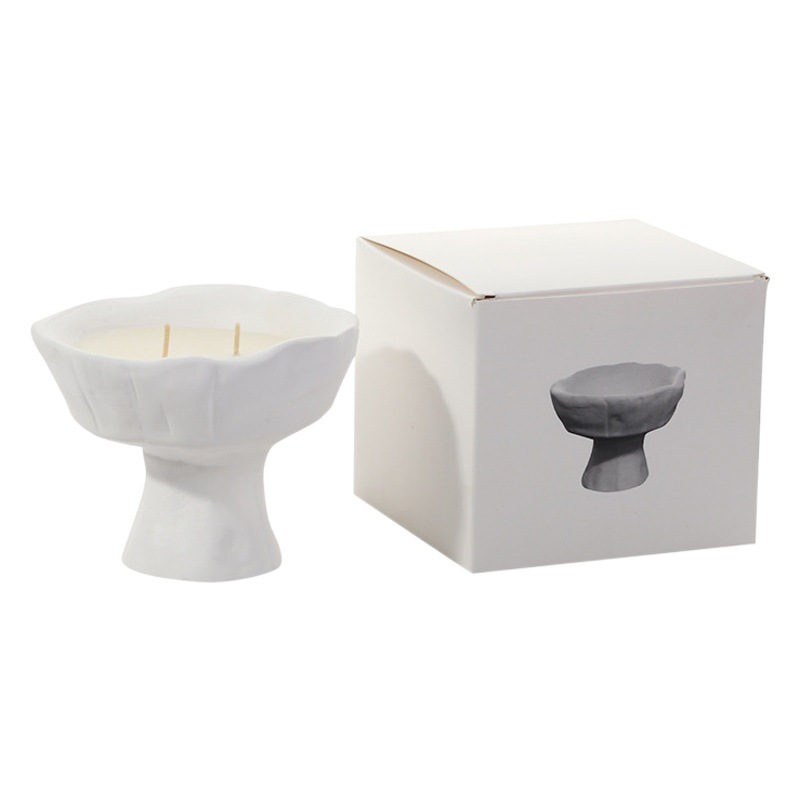 Hecho a mano sin humo de soja cera yeso aromaterapia vela fragancia hogar al por mayor regalo Amazon