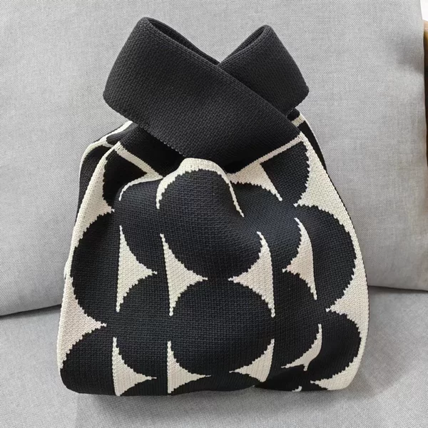 2024 Amazon ebay Korean Wool Bag Love Fashion Simple Knitted Bag Shoulder Bag Tote Bag Factory