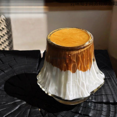 火山杯网红咖啡杯高硼硅玻璃急冻玻璃杯烈焰富士山杯默认项