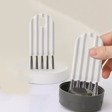 多功能杯盖刷键盘缝隙刷子可弯曲清洁刷保温杯瓶盖凹缝隙多用刷