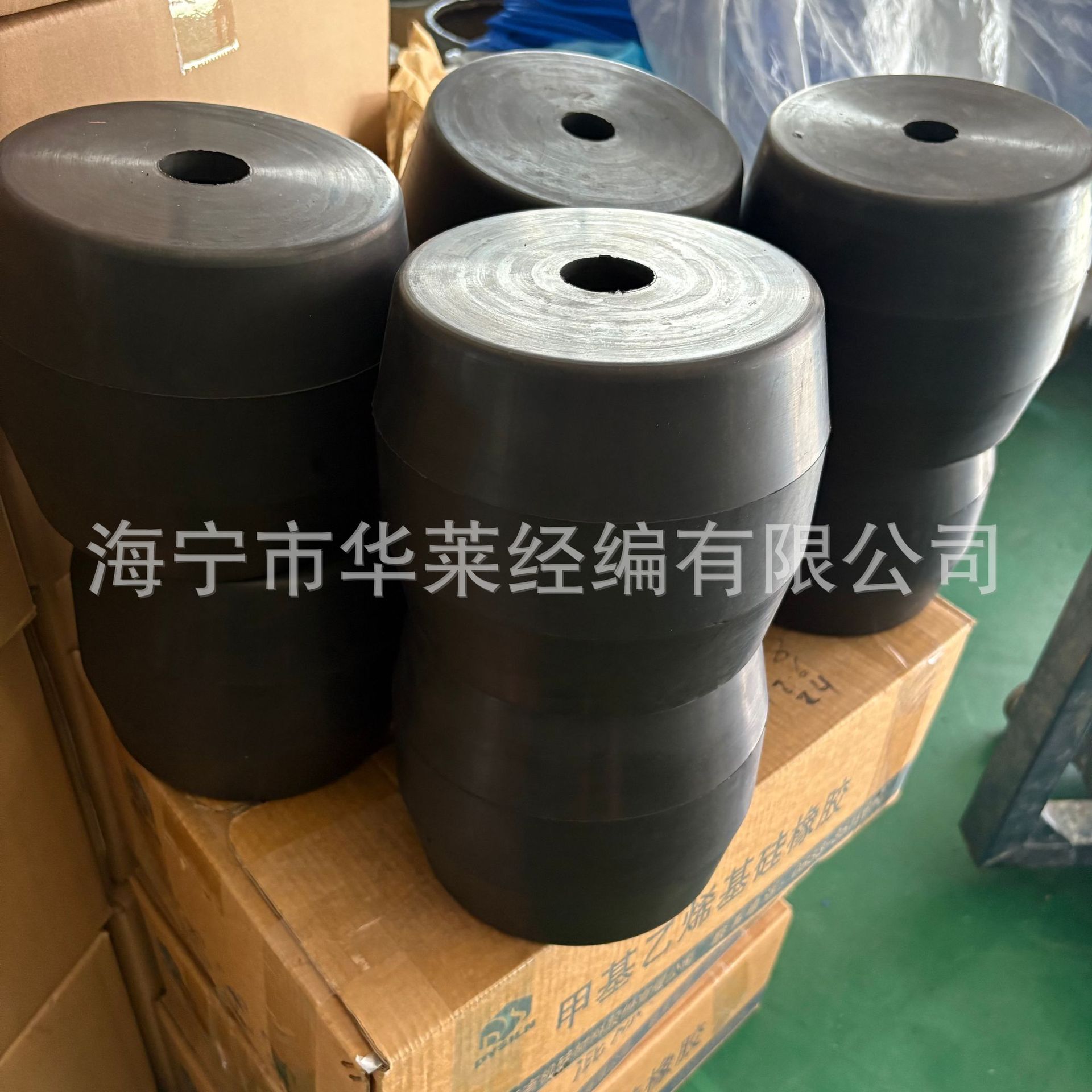 橡胶垫块缓冲垫设备用减震垫缓冲块桥梁铁路减震鼓形方形橡胶块