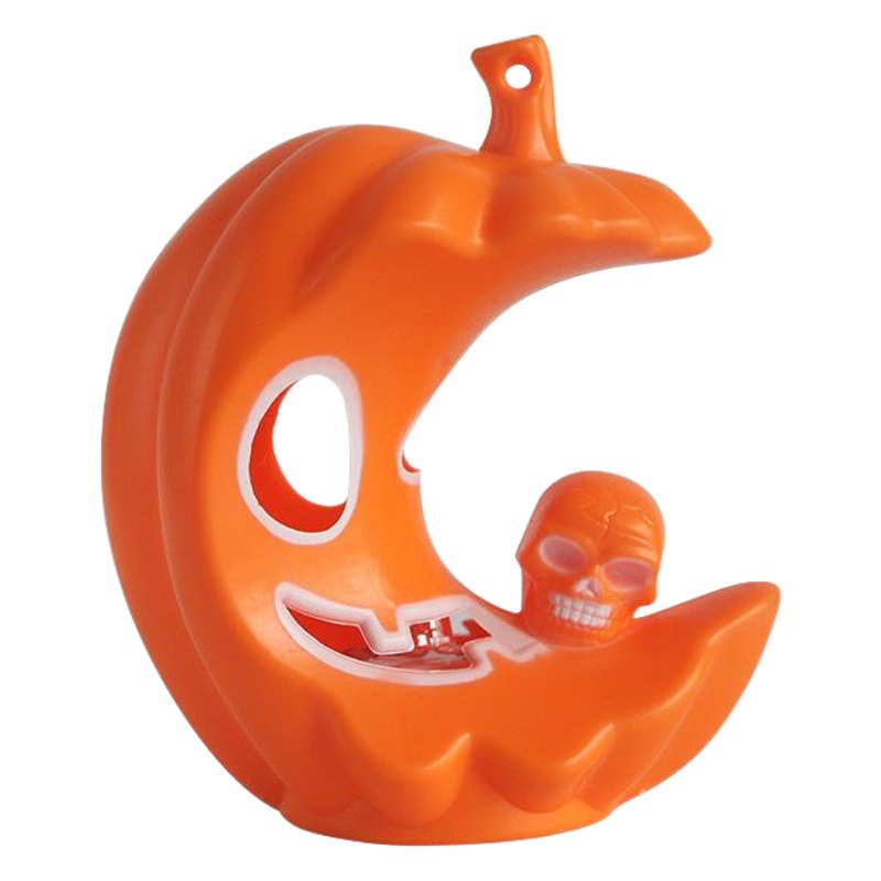 Luces de velas de Halloween transfronterizas, accesorios de decoración de Halloween, luces de calaveras aterradoras, luces de luna, luces nocturnas de colores, luces de calabaza