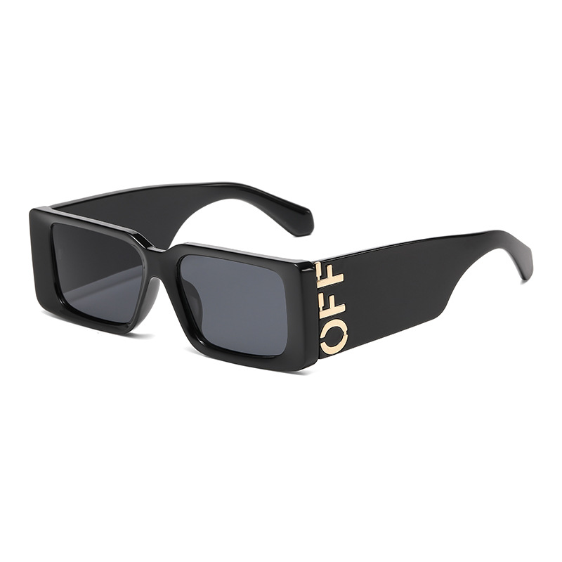 Trend square fashionable retro brand sunglasses for men and women