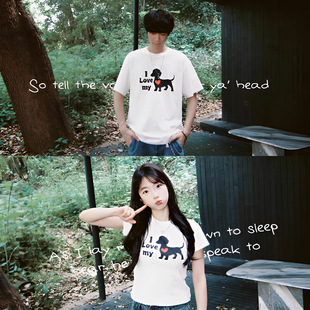 Summer Pure Cotton Short-Sleeved T-Shirt Couple Wear Lazy Style Loose Niche Design Tops for Men and Women Student Trendy Class Uniforms