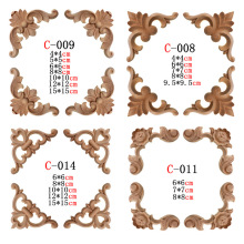 宝联富东阳木雕欧式角花雕刻贴片家具实木贴花装饰精雕装修