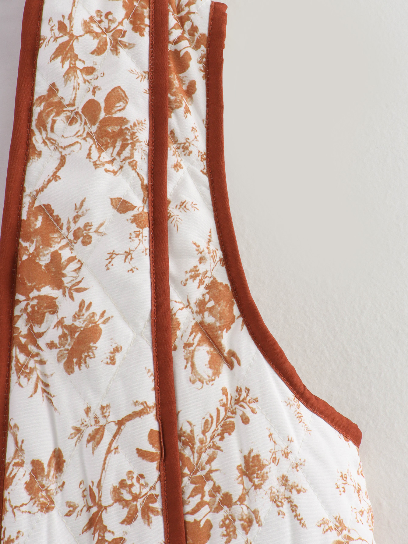 Vêtements pour femmes 2024 automne et hiver nouvel article mode de rue gilet en coton matelassé imprimé décontracté_voghion.com