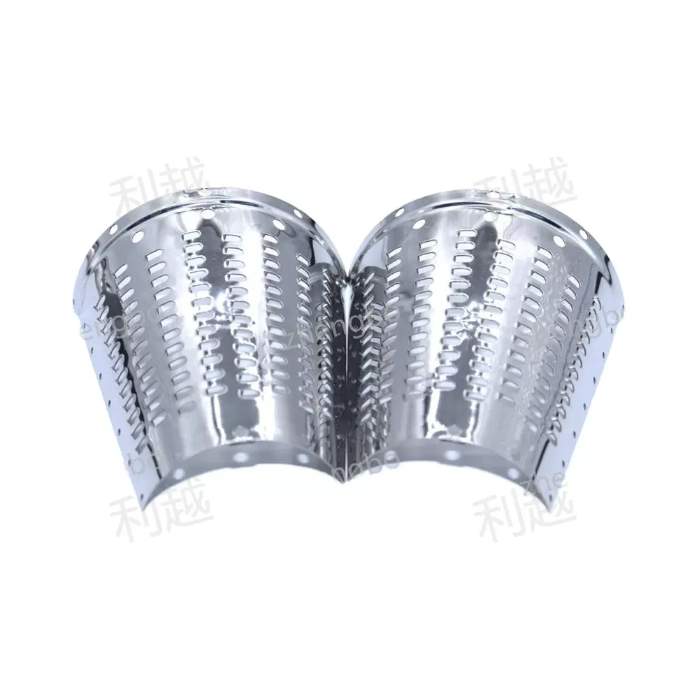 不锈钢切菜器半杯小孔刀片 家用厨房切片刨丝刀片蔬菜小孔刀片