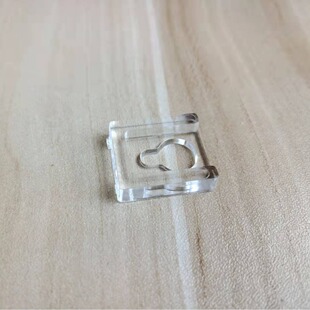 Factory New hanging buckle advertising showcase hanging buckle in stock discount acrylic transparent plastic gourd hanging buckle square hanging buckle