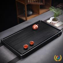 ✅电木茶盘批发茶具一体方形德国台湾电胶木简约大号茶海茶台干泡