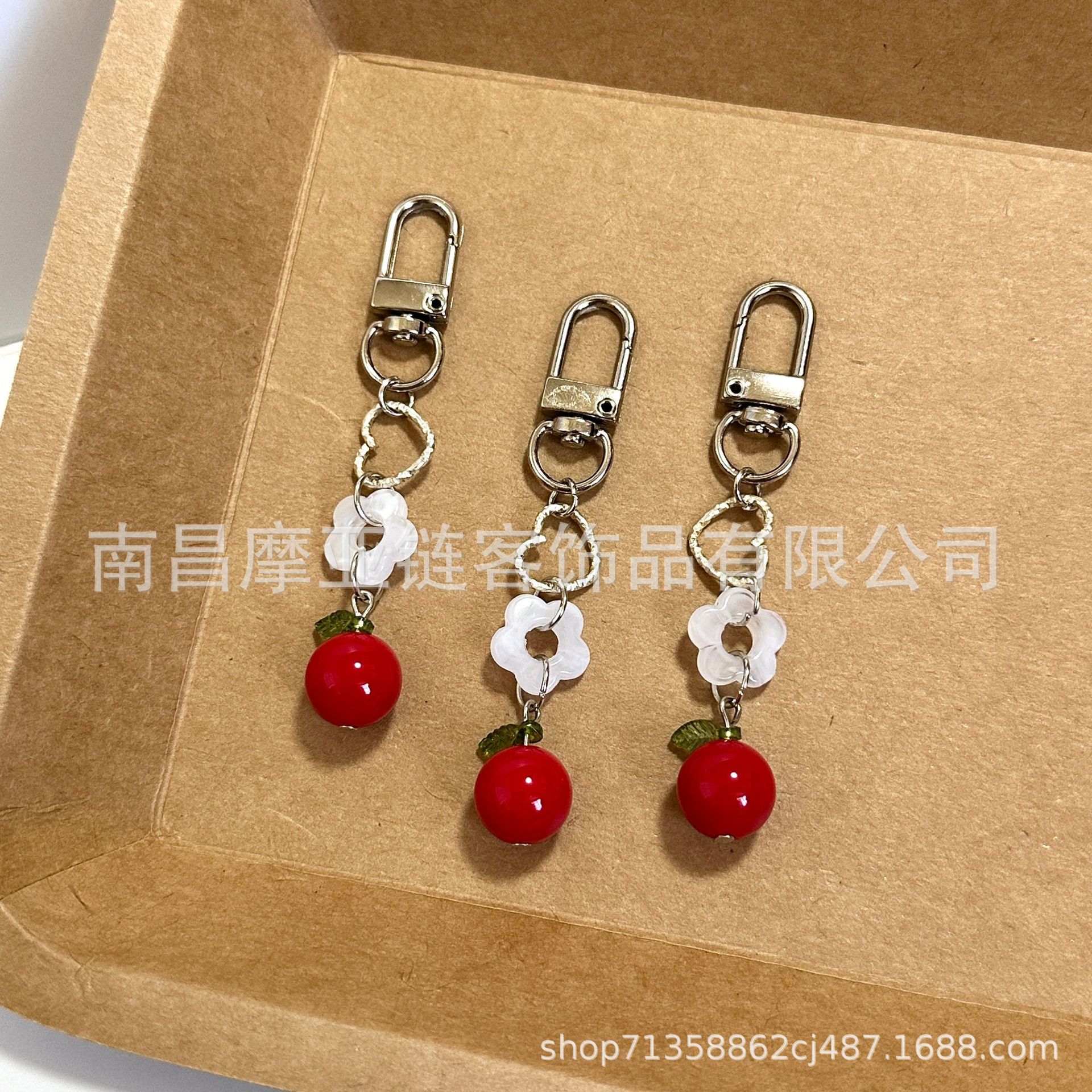 Cross-Border Fresh Style Apple Phone Case Pendant Phone Chain Camera Ccd Accessory Bag Versatile Simple Keychain