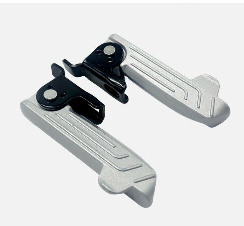Suitable for Yadi electric vehicle G18 rear footrest, add-on rear seat footrest, foldable aluminum alloy footrest accessories