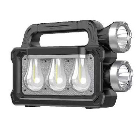 Linterna de pesca nocturna transfronteriza patrulla luz de reflector al aire libre de largo alcance led lámpara recargable camping lámpara portátil