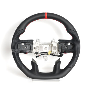 Cross-Border Hot-Selling Product Suitable for 18-24 Dodge Ram1500 Full Leather Perforated D-Shaped Sports Steering Wheel Modification