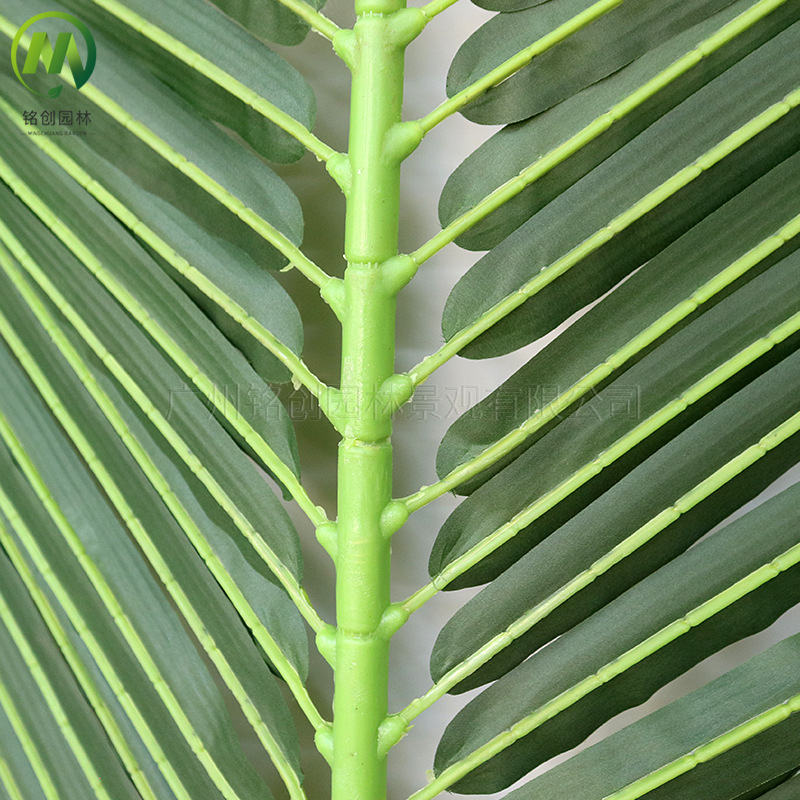 Simulación de hojas de coco Ventas directas de fábrica Simulación al aire libre de hojas de coco Simulación grande de hojas de coco de palma