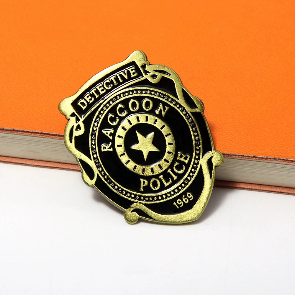 Resident Evil Raccoon City Detective Medal Brooch Police Station Brooch Games New Amazon Model